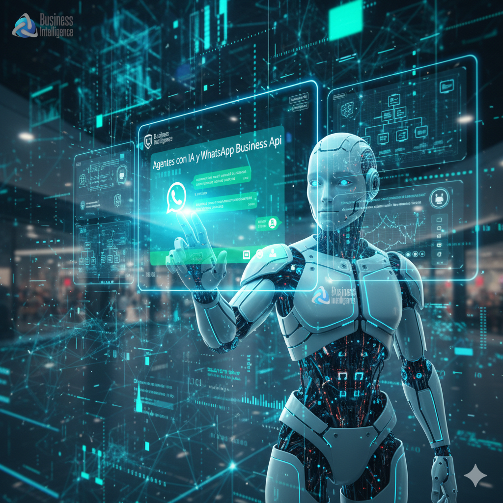 Agentes con inteligencia artificial y WhatsApp Business API